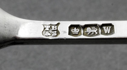 Art Deco Silver Coffee Spoons (Set of 6) - Boodle & Dunthorpe